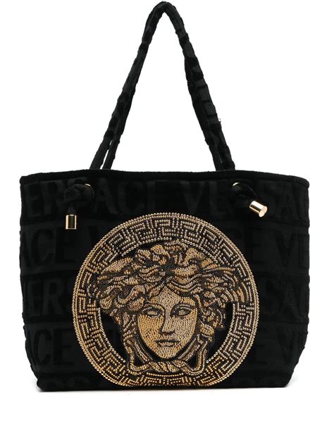 versace tote bag perfume|versace icon towelling tote.